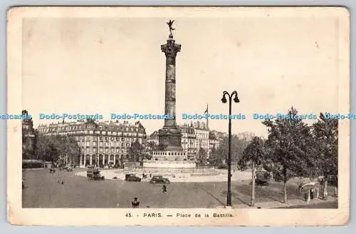 R755380 Paris Place de la Bastille A Leconte