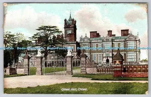 R755384 Crewe Crewe Hall Hartmann 1907