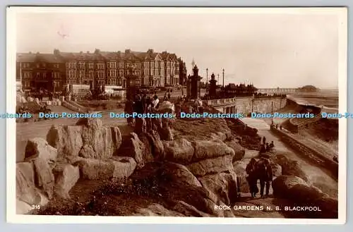 R755394 Rock Gardens N S Blackpool RP 1925