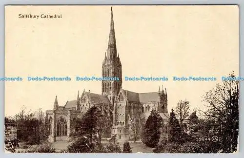 R755400 Salisbury Cathedral Valentine Serie 1923