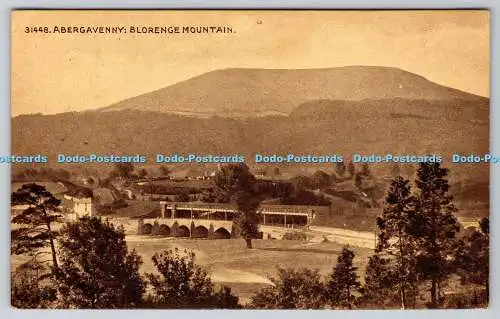 R755401 Abergavenny Blorenge Mountain Photochrom Co Ltd Sepiatone Serie 1926