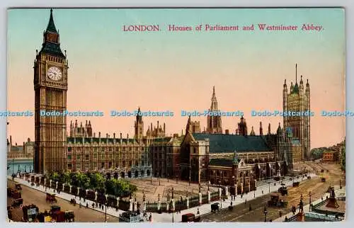 R755403 London Houses of Parliament und Westminster Abbey 1926