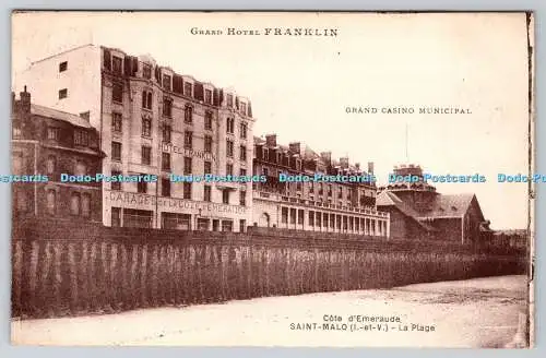 R755484 Saint Mao La Lage Grand Hotel Franklin Grand Casino Municipal Guerin