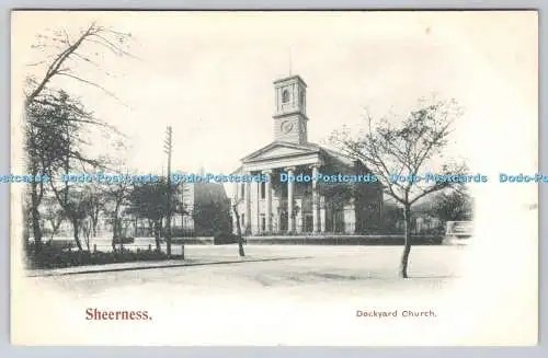 R755491 Sheerness Werft Kirche Postkarte