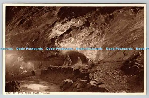 R760772 Blick auf die Höhle vom Schweizer Dorf A G H Gough The Caves Cheddar