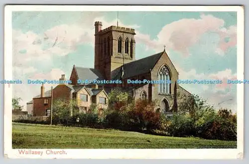 R760778 Wallasey Church The Pictorial Stationery London Peacock Autochrom 1905