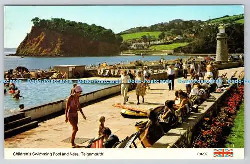 R761951 Teignmouth Kinder Schwimmbad und Ness E T W Dennis Scarborough