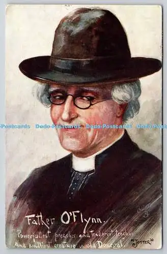 R756054 Irisches Leben Vater O Flynn Raphael Tuck und Söhne Oilette Postkarte 9488 Jo