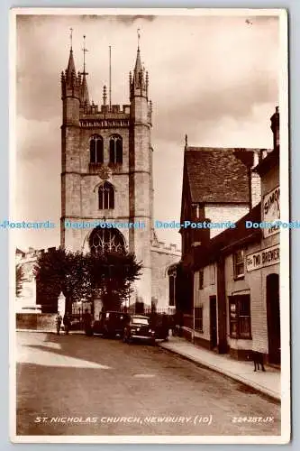 R756062 Newbury St Nicholas Church Valentine RP 1934