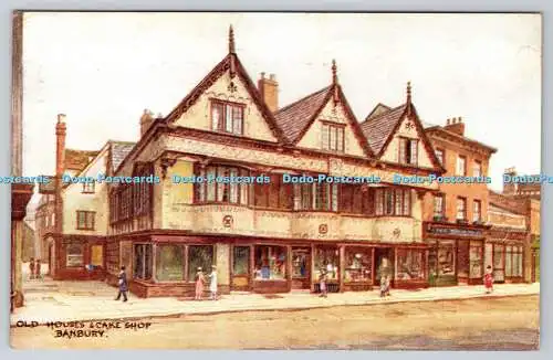 R761969 Banbury Old Houses and Cake Shop J Salmon Sevenoaks 1945