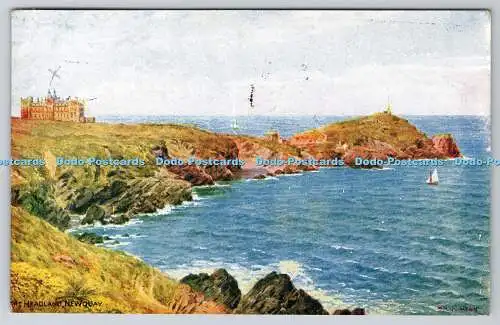 R761994 Newquay The Headland J Salmon Sevenoaks 1948