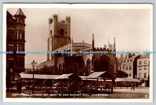 R760865 Cambridge University Church St Mary And Market Hill RP 1927