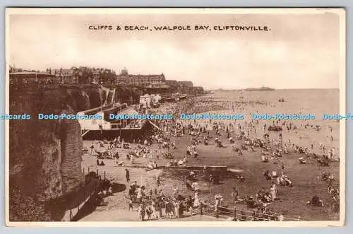 R760926 Cliftonville Cliffs and Beach Walpole Bay Sear The Novelty Shop PM Marga