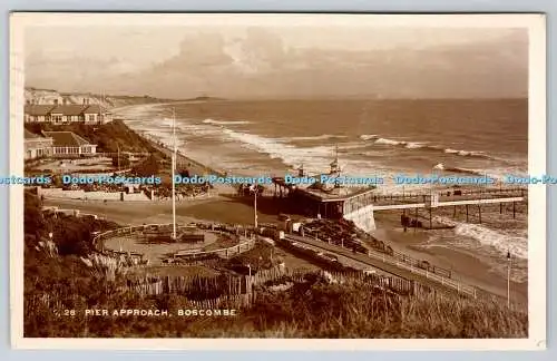 R760928 Boscombe Pier Approach RP PM Bournemouth Hants 1929