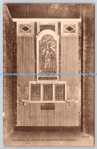 R756257 Westminster Cathedral St Jeanne d'Arc The Shrine Valentine Sepiatype Seri