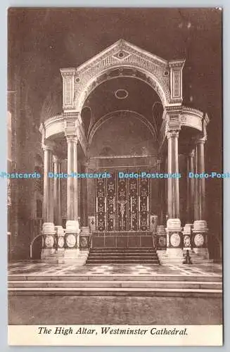 R756258 Westminster Cathedral The High Altar E R Alexander and Sons