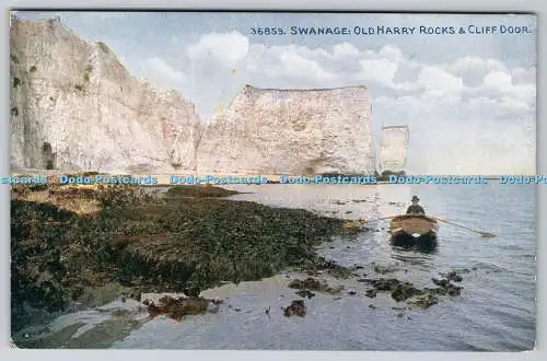 R762199 Swanage Old Harry Rocks and Cliff Door The Photochrom London Tunbridge W