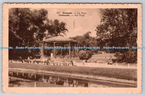 R762223 Ostende Le Parc R C B Fabriques Reunies de Cartes Postales 1949