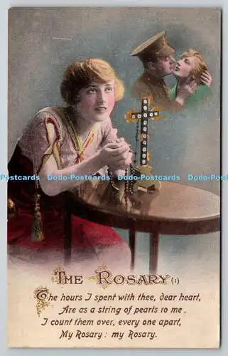 R76109 The Rosary Valentine Series Robert Cameron Rogers G P Pulnam