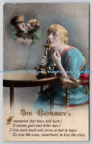 R761111 The Rosary Valentine Series Robert Cameron Rogers G P Pulnam