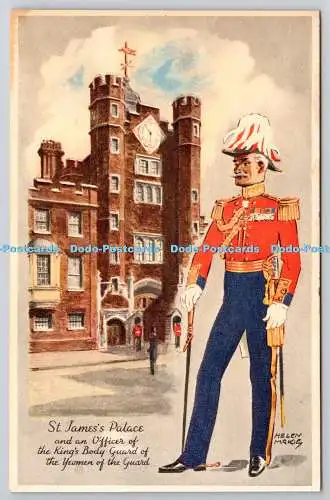 R756373 St James Palace und auf Offizier der King Body Guard der Yeomen of t