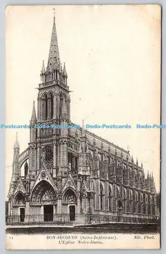 R756394 Bon Secours L Eglise Notre Dame ND Phot