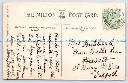 R756398 Gertie Millar W B K No 29 A Milton Photolette Serie 1906