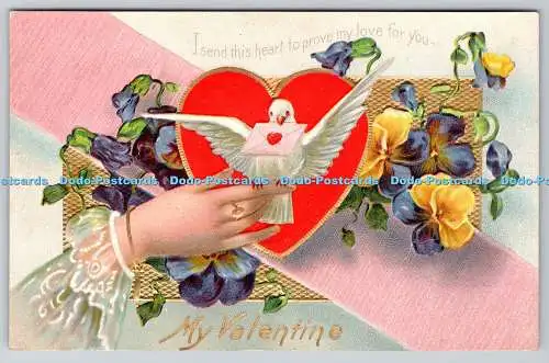 R762287 My Valentine Valentine Lover Serie 1910