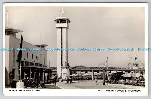 R762332 Prestatyn Holiday Camp The Hamlyn Tower and Reception Eric RP 1954