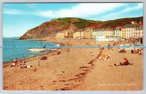 R762335 Aberystwyth The Beach J Salmon Sevenoaks