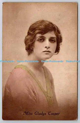 R756456 Miss Gladys Cooper Serie W 866 1 Stage Photo Co