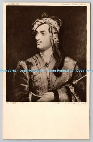 R756504 National Portrait Gallery Lord Byron T Phillips Ser VIII The Trustees of