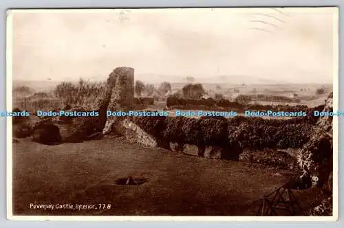 R762387 Pevensey Castle Interior PM Eastbourne Sussex 1927