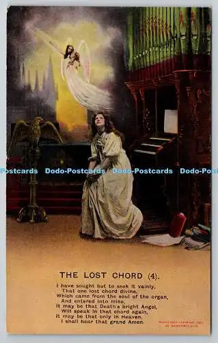 R761283 The Lost Chord Bamforth Holmfirth England New York Serie Nr 4504 4