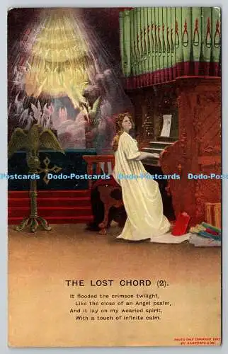 R761284 The Lost Chord Bamforth Holmfirth England New York Serie Nr 4504 2