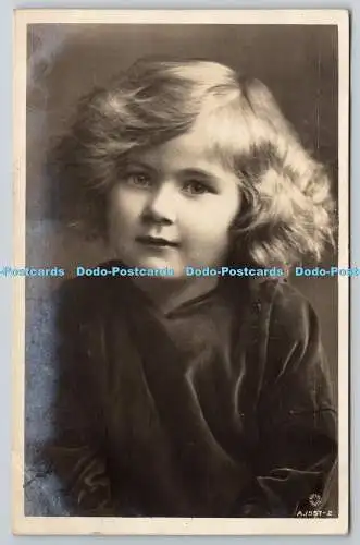 R756544 Mädchen Portrait British Child Rotary Photo RP 1917