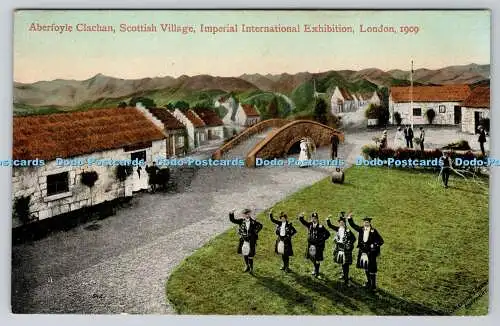 R762431 London Imperial International Exhibition Aberfoyle Clachan Scottish Vill