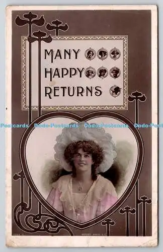 R756555 Many Happy Returns Woman Rotary Photographic Series