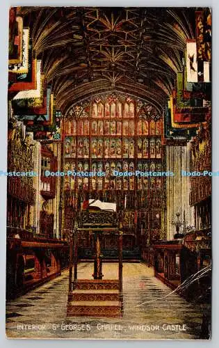 R756560 Windsor Castle Interior St George Chapel 1921