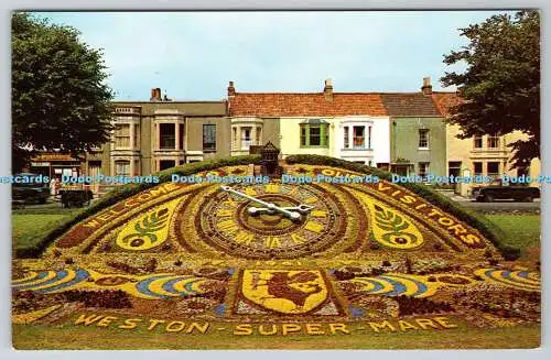 R762460 Weston Super Mare Floral Clock Plastichrome by Colourmaster Norwich Norf