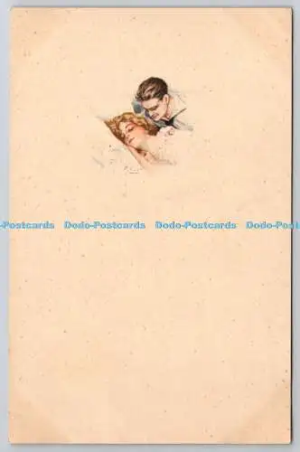 R761326 Mann und Frau C E N V Postkarte