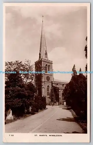 R756612 Wimbledon St Mary Postkarte