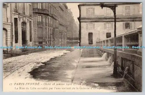 R756710 Paris Inonde La Rue de Lille Envahie par l eau Sortant de la Galerie d O