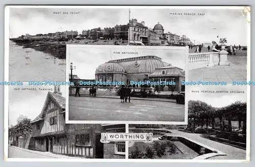 R762592 Worthing Pier Entrance E T W Dennis 1943 Multi View