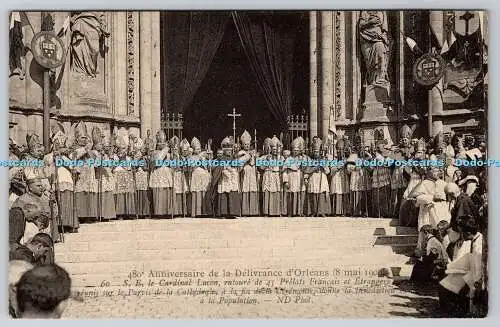 R756729 Anniversaire de la Delivrance d Orleans S E Le Cardinal Lucon ND Phot