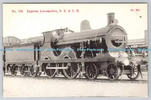 R756731 Nr 786 Schnellzuglokomotive S E und C R