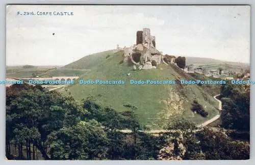 R762613 Corfe Castle The Photochrom London Tunbridge Wells Exclusive Celesque Se