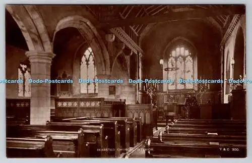 R761480 Bearsted Kirche Innenraum Postkarte