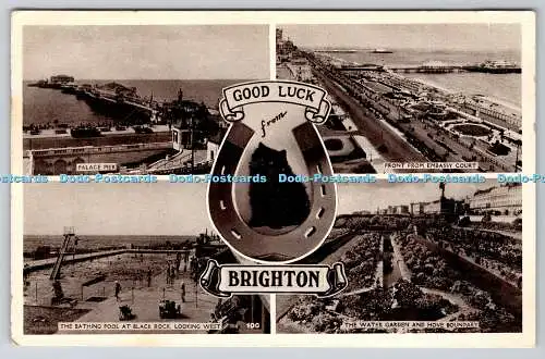 R762625 Good Luck From Brighton Palace Pier 1949 Multi View