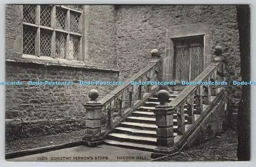 R762629 Haddon Hall Dorothy Vernon Steps Postkarte